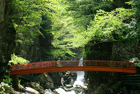 Visiting waterfalls 