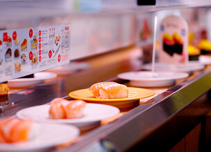 Conveyor Belt Sushi in Sapporo & Otaru