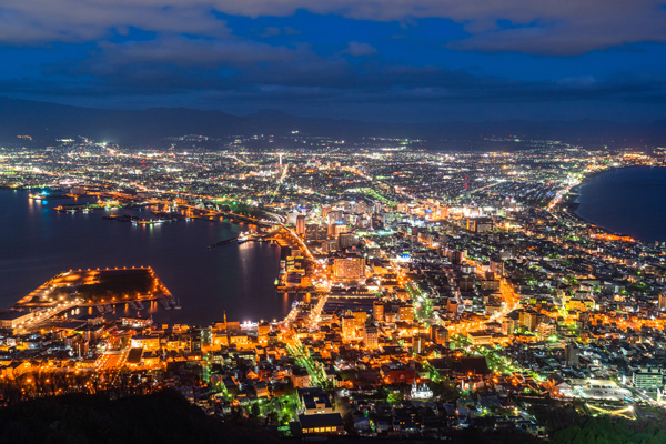 The night view from Mount Hakodate
