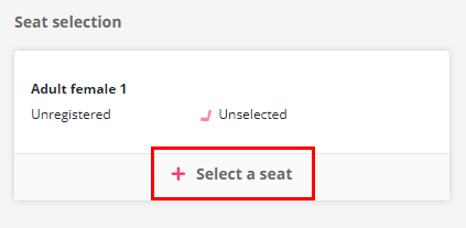 Select a seat