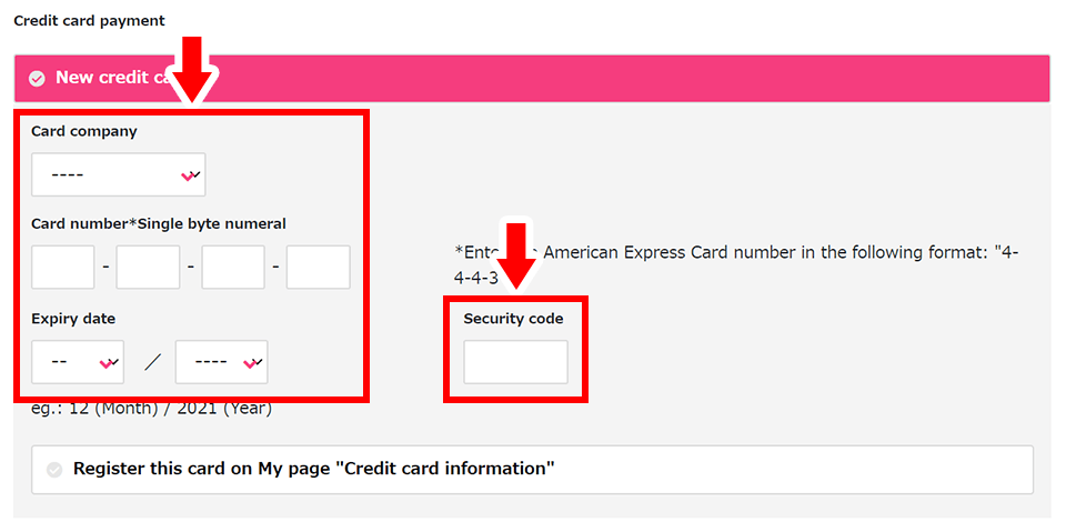 Choose a payment method. Payment by WILLER Points, Credit cards, at a convenience store is available.