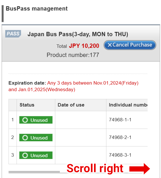 How to book a bus with Japan Bus Pass