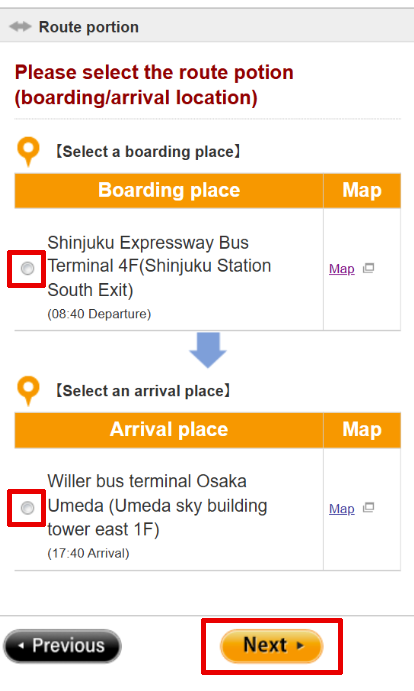 How to book a bus with Japan Bus Pass