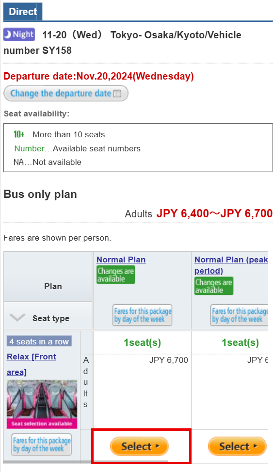 How to book a bus with Japan Bus Pass