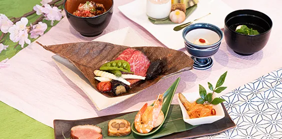 Cherry Blossom Viewing Course - Full Lunch Menu