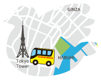 city tour bus tokyo