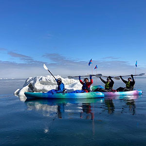 Drift Ice Kayaking