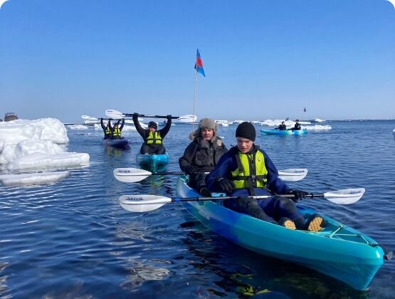 Cover all of Abashiri’s signature winter activities