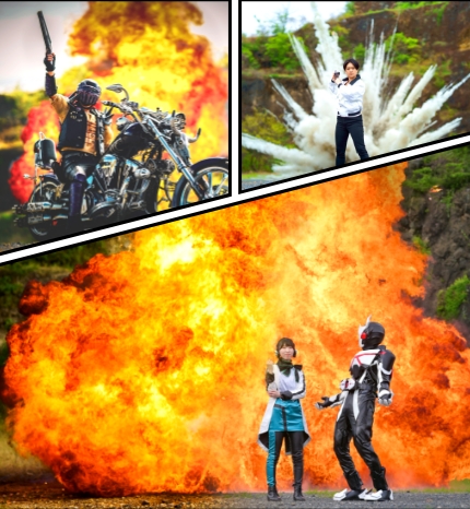 Japan SFX Tokusatsu Explosion Private Tour in Iwafune Be like a Super Hero!