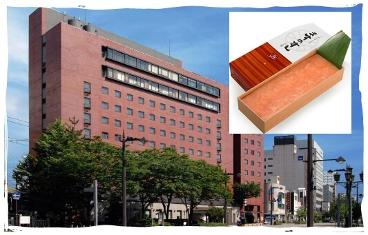 Comfortable hotel and lunch unique to Toyama!