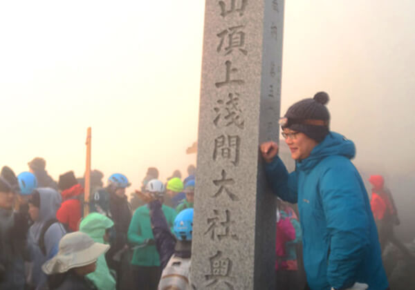 我们的登山嚮导时间掌控的非常好