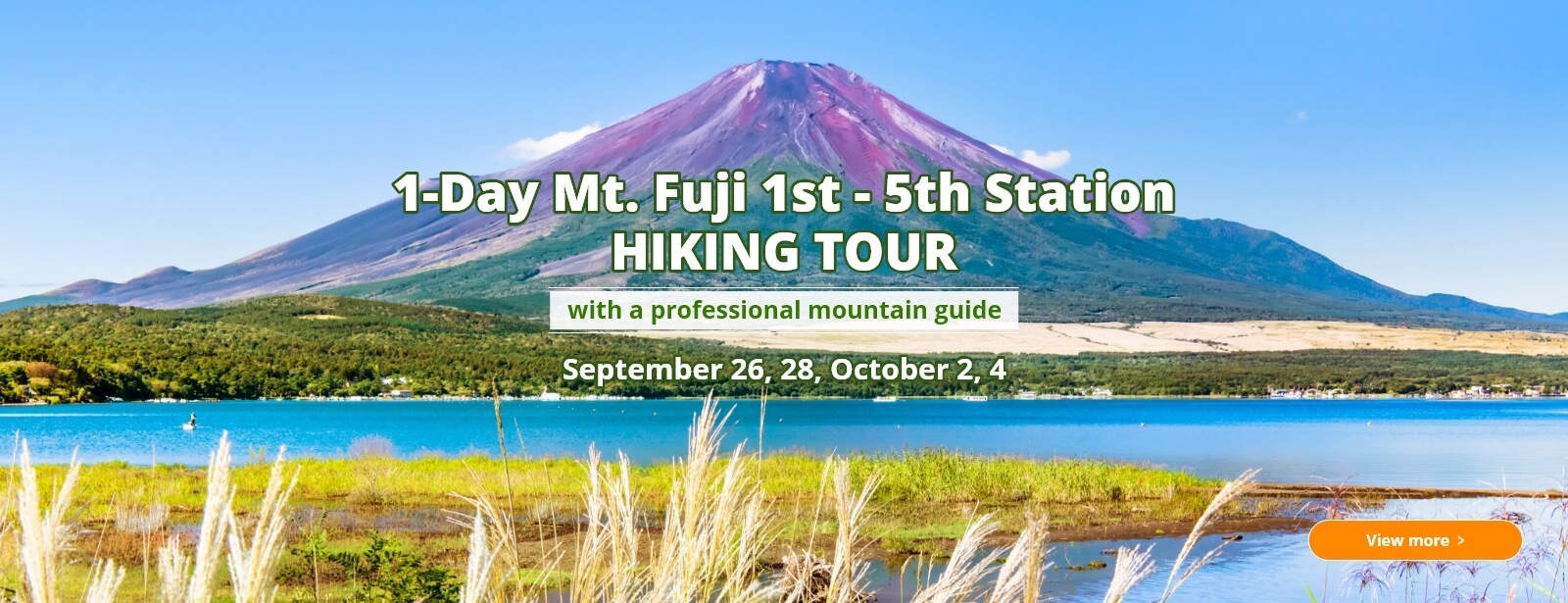 1-Day Mt. Fuji 1st - 5th Station Hiking Tour in Autumn