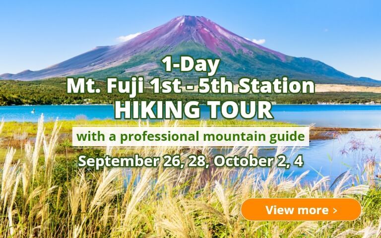 1-Day Mt. Fuji 1st - 5th Station Hiking Tour in Autumn