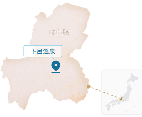 下呂溫泉地圖