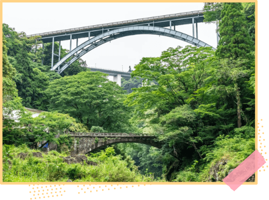 高千穗峽的三座橋