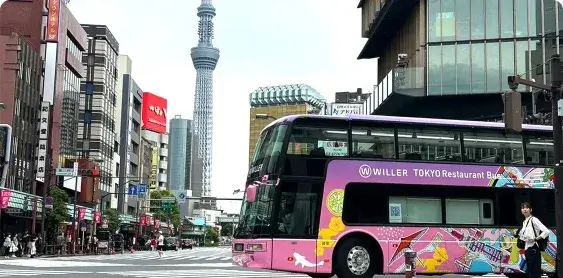 日式午間套餐 － 東京餐廳巴士觀光